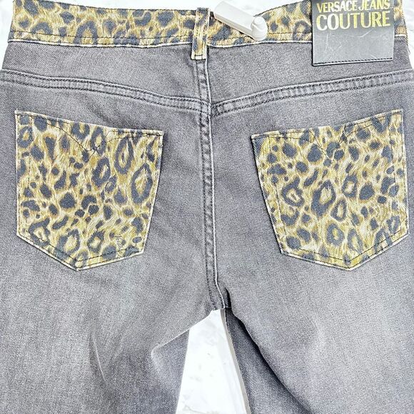 Versace Women's Dark Gray Jeans - Picture 5 of 7